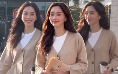 Lên đồ xuống phố, visual mẹ hai con Đặng Thu Thảo được khen 'như gái đôi mươi'