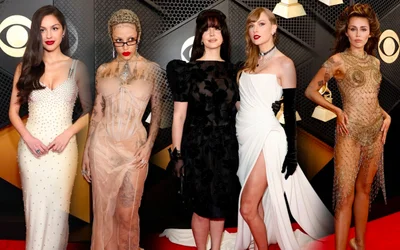 Thảm đỏ Grammy 2024: Dàn sao thi nhau hở bạo, Taylor Swift 'chiếm spotlight' với 'đôi chân nghìn tỷ'